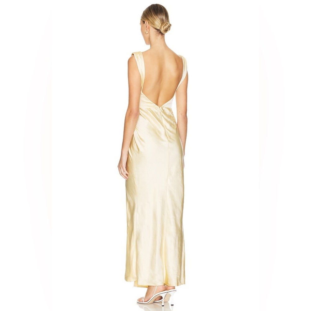 Backless Havana Maxi yellow Dress